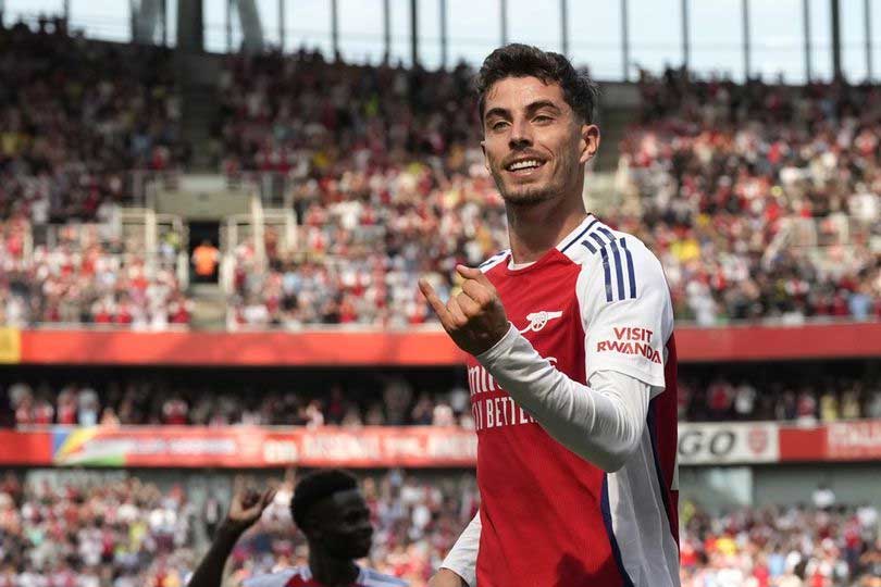 Statistik Arsenal vs Wolverhampton: Ledakan Dahsyat Kai Havertz