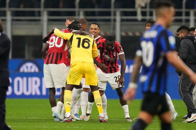 Hasil Inter Milan vs AC Milan: Skor 1-2