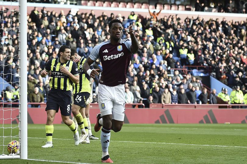 Hasil Aston Villa vs Manchester City: Skor 2-1